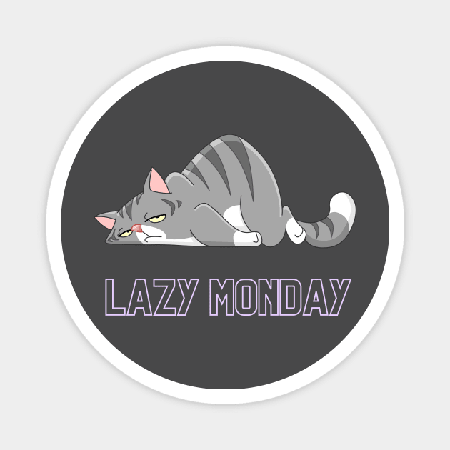 lazy monday Magnet by stylupp